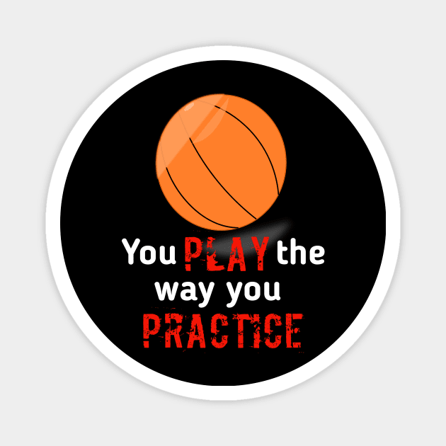 Basketball Practice Magnet by MaystarUniverse